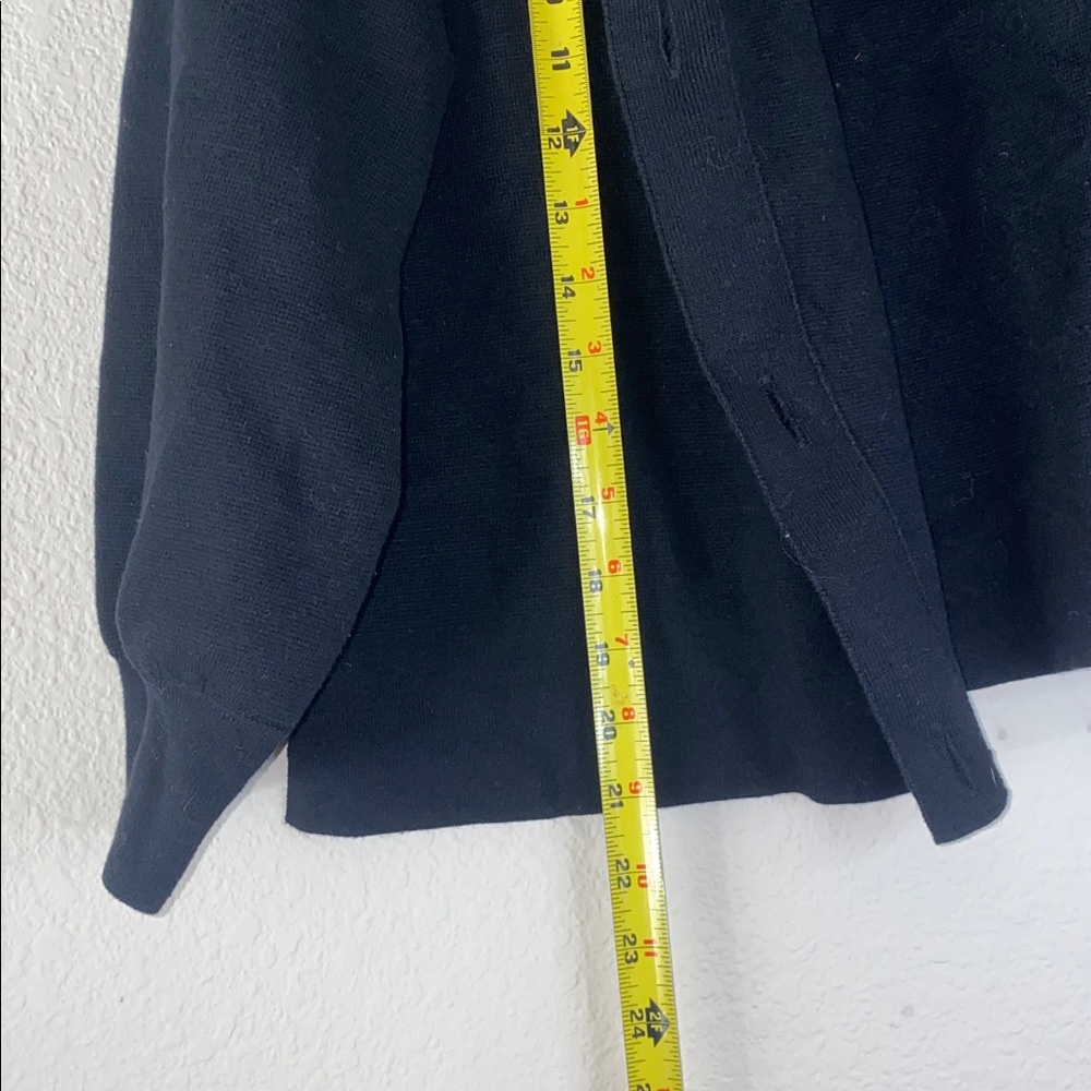 🪼Whistles Black Button Through Cardigan with Tort Buttons! - Picture 6 of 12